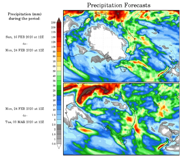 Precipitation Forecast Australia