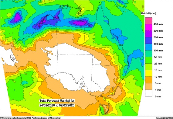 Total Forecast Rainfall